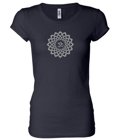 Ladies Yoga Shirt Sahasrara Chakra Meditation Longer Length Shirt