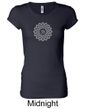 Ladies Yoga Shirt Sahasrara Chakra Meditation Longer Length Shirt