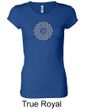 Ladies Yoga Shirt Sahasrara Chakra Meditation Longer Length Shirt