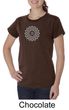 Ladies Yoga Shirt Sahasrara Chakra Meditation Organic T-shirt