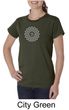 Ladies Yoga Shirt Sahasrara Chakra Meditation Organic T-shirt