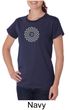 Ladies Yoga Shirt Sahasrara Chakra Meditation Organic T-shirt