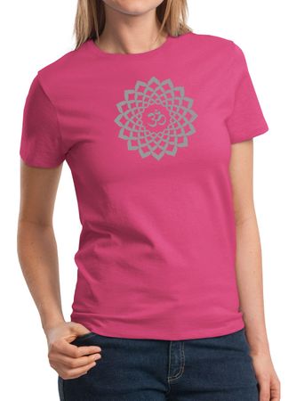 Ladies Yoga Shirt Sahasrara Chakra Meditation T-shirt