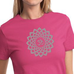 Ladies Yoga Shirt Sahasrara Chakra Meditation T-shirt