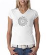 Ladies Yoga Shirt Sahasrara Chakra Meditation V-Neck Shirt