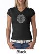 Ladies Yoga Shirt Sahasrara Chakra Meditation V-Neck Shirt
