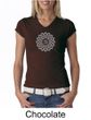 Ladies Yoga Shirt Sahasrara Chakra Meditation V-Neck Shirt