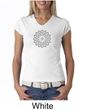 Ladies Yoga Shirt Sahasrara Chakra Meditation V-Neck Shirt