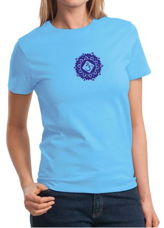 Ladies Yoga Shirt Sahasrara Chakras Tee T-Shirt