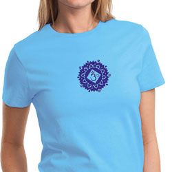 Ladies Yoga Shirt Sahasrara Chakras Tee T-Shirt