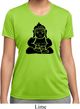 Ladies Yoga Shirt Shadow Buddha Moisture Wicking Tee T-Shirt