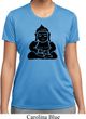 Ladies Yoga Shirt Shadow Buddha Moisture Wicking Tee T-Shirt
