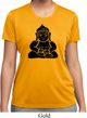 Ladies Yoga Shirt Shadow Buddha Moisture Wicking Tee T-Shirt