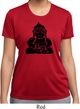 Ladies Yoga Shirt Shadow Buddha Moisture Wicking Tee T-Shirt