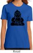 Ladies Yoga Shirt Shadow Buddha Organic Tee T-Shirt