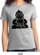 Ladies Yoga Shirt Shadow Buddha Tee T-Shirt