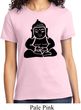 Ladies Yoga Shirt Shadow Buddha Tee T-Shirt