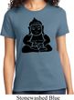 Ladies Yoga Shirt Shadow Buddha Tee T-Shirt