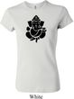 Ladies Yoga Shirt Shadow Ganesha Crewneck Tee T-Shirt
