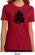 Ladies Yoga Shirt Shadow Ganesha Organic Tee T-Shirt