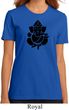 Ladies Yoga Shirt Shadow Ganesha Organic Tee T-Shirt