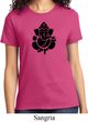 Ladies Yoga Shirt Shadow Ganesha Tee T-Shirt