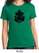 Ladies Yoga Shirt Shadow Ganesha Tee T-Shirt