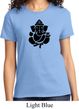 Ladies Yoga Shirt Shadow Ganesha Tee T-Shirt
