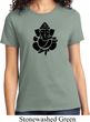 Ladies Yoga Shirt Shadow Ganesha Tee T-Shirt