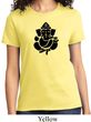 Ladies Yoga Shirt Shadow Ganesha Tee T-Shirt