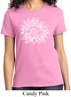 Ladies Yoga Shirt Sketch Lotus Tee T-Shirt