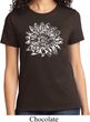 Ladies Yoga Shirt Sketch Lotus Tee T-Shirt