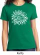 Ladies Yoga Shirt Sketch Lotus Tee T-Shirt