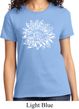 Ladies Yoga Shirt Sketch Lotus Tee T-Shirt