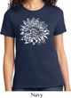 Ladies Yoga Shirt Sketch Lotus Tee T-Shirt