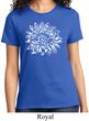 Ladies Yoga Shirt Sketch Lotus Tee T-Shirt