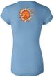 Ladies Yoga Shirt - Sleeping Sun Longer Length Tee (back print)
