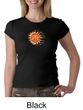 Ladies Yoga Shirt Sleeping Sun Meditation Crew Neck Shirt