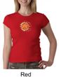 Ladies Yoga Shirt Sleeping Sun Meditation Crew Neck Shirt