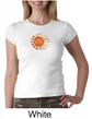 Ladies Yoga Shirt Sleeping Sun Meditation Crew Neck Shirt