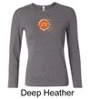 Ladies Yoga Shirt Sleeping Sun Meditation Long Sleeve Shirt