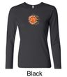 Ladies Yoga Shirt Sleeping Sun Meditation Long Sleeve Shirt