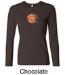 Ladies Yoga Shirt Sleeping Sun Meditation Long Sleeve Shirt