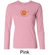 Ladies Yoga Shirt Sleeping Sun Meditation Long Sleeve Shirt