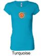Ladies Yoga Shirt Sleeping Sun Meditation Longer Length Shirt