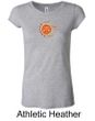 Ladies Yoga Shirt Sleeping Sun Meditation Longer Length Shirt