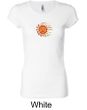 Ladies Yoga Shirt Sleeping Sun Meditation Longer Length Shirt