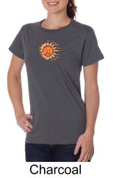 Ladies Yoga Shirt Sleeping Sun Meditation Organic T-shirt Ladies Yoga Shirt Sleeping Sun Meditation Organic T-shirt