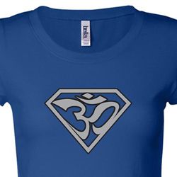 Ladies Yoga Shirt Super OM Longer Length T-Shirt