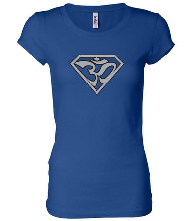 Ladies Yoga Shirt Super OM Longer Length T-Shirt
